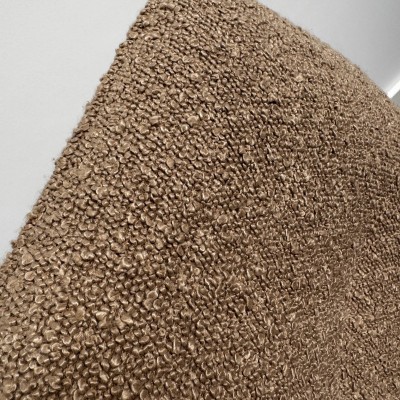 Texture bouclette beige chaise pivotante haut de gamme
